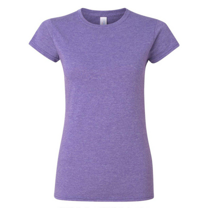 t-shirt purple heather
